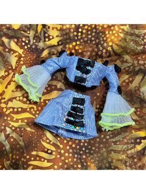 LOL OMG/Bratz Fashion Doll Replacement Accessory Clothing Two Piece Dress Outfit